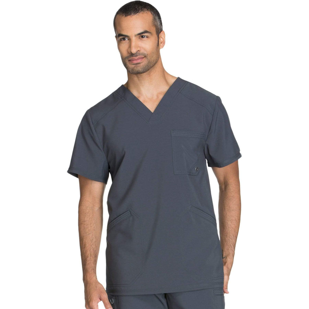 Cherokee Infinity CK900A Scrubs Top Mens V-Neck Pewter — Medshop Australia