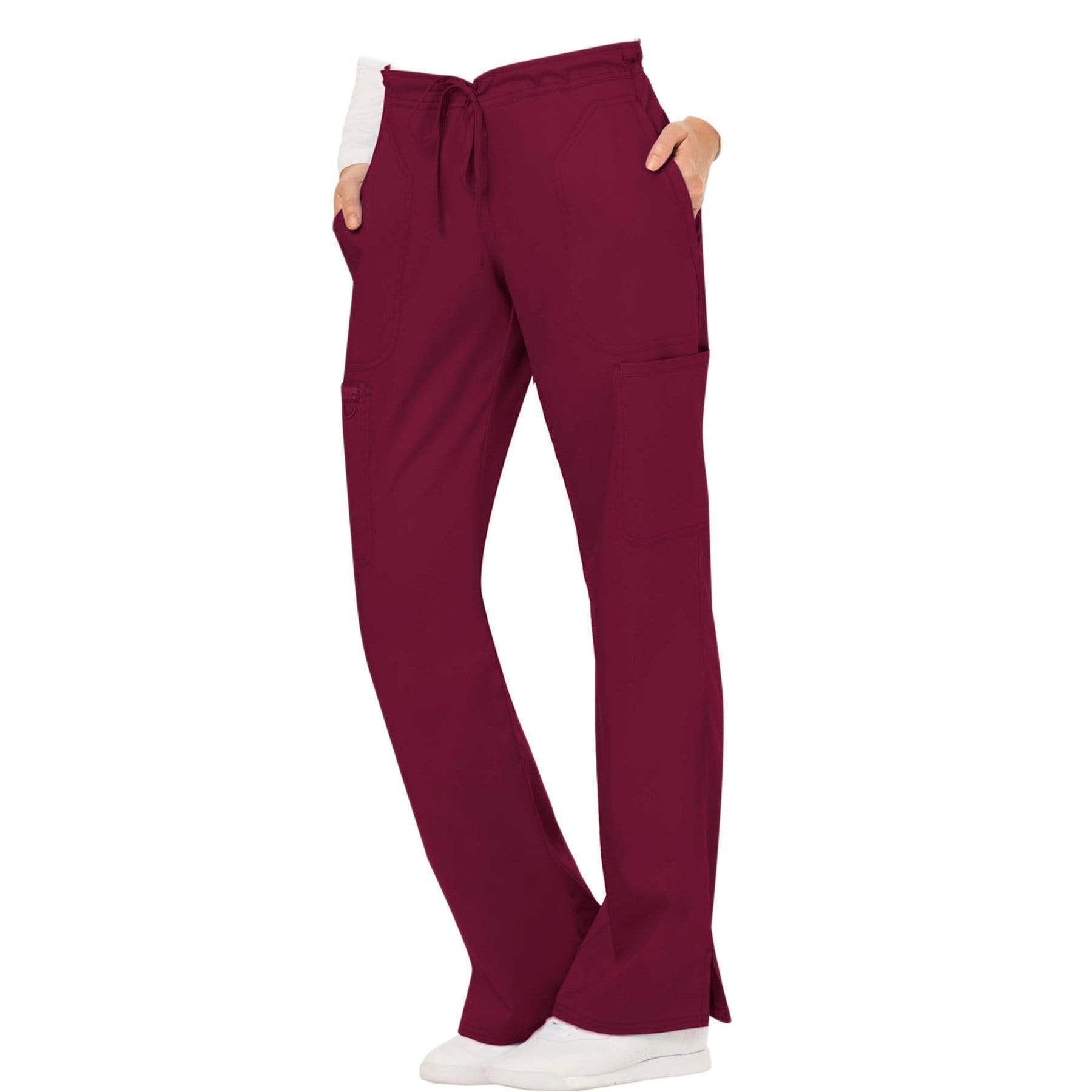 Cherokee Workwear Revolution WW120 Scrubs Pants Womens Mid Rise Flare ...